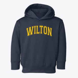 Wilton Elementary School Varsity Arch Toddler Hoodie