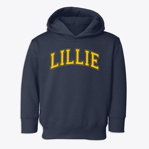 Lillie Middle School Varsity Arch Toddler Hoodie