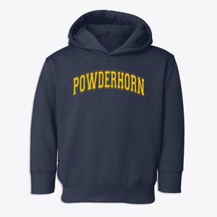 Powderhorn Elementary School Varsity Arch Toddler Hoodie