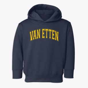 Van Etten Elementary School Varsity Arch Toddler Hoodie