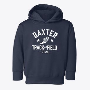 Baxter Elementary School Track and Field Toddler Hoodie
