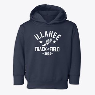 Illahee Elementary School Track and Field Toddler Hoodie