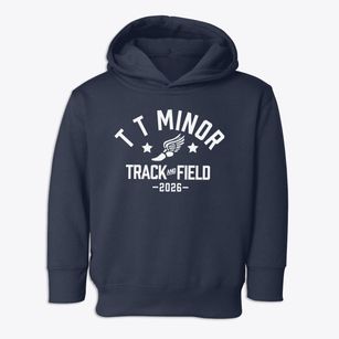 T T Minor Elementary School Track and Field Toddler Hoodie