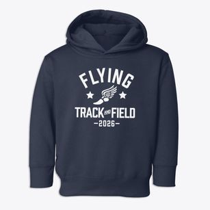 Flying High School Track and Field Toddler Hoodie