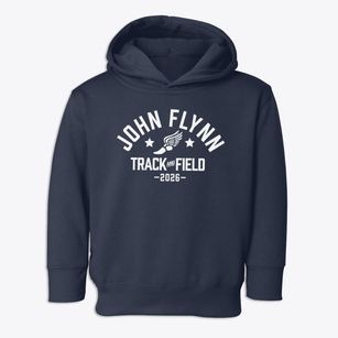 John Flynn Elementary School Track and Field Toddler Hoodie