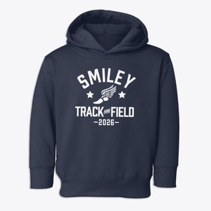 Smiley Middle School Track and Field Toddler Hoodie
