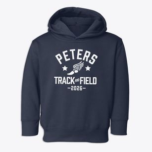 Peters Elementary School Track and Field Toddler Hoodie