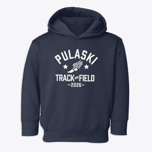 Pulaski Elementary School Track and Field Toddler Hoodie