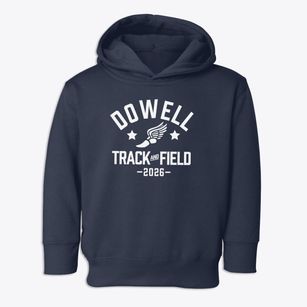Dowell Elementary School Track and Field Toddler Hoodie