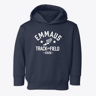 Emmaus Lutheran School Track and Field Toddler Hoodie