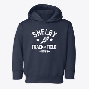 Shelby Elementary School Track and Field Toddler Hoodie