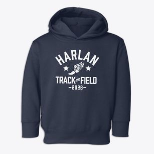 Harlan Community Academy Track and Field Toddler Hoodie