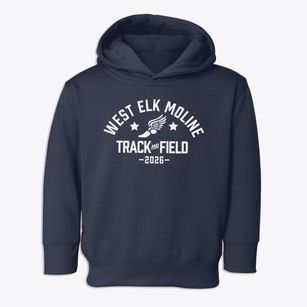 West Elk Moline Elementary School Track and Field Toddler Hoodie