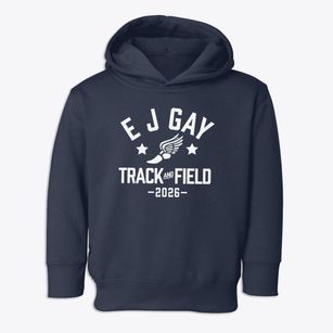 E J Gay Middle School Track and Field Toddler Hoodie