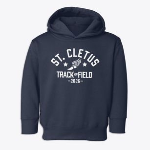 Saint Cletus Elementary School Track and Field Toddler Hoodie