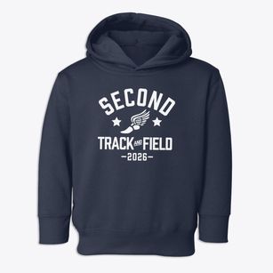 Second Baptist Christian School Track and Field Toddler Hoodie