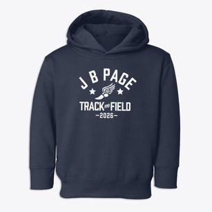 J B Page Elementary School Track and Field Toddler Hoodie