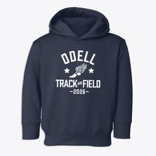 Odell Elementary School Track and Field Toddler Hoodie
