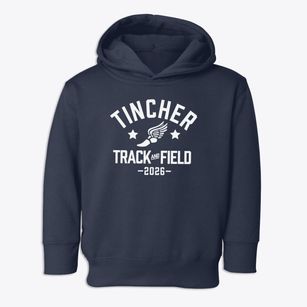 Tincher Prep School Track and Field Toddler Hoodie