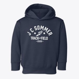 J C Sommer Elementary School Track and Field Toddler Hoodie