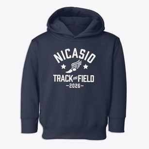 Nicasio Elementary School Track and Field Toddler Hoodie