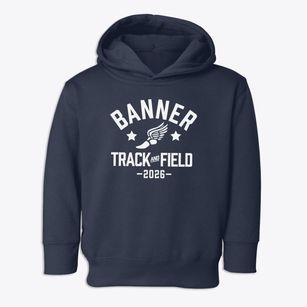 Banner Elementary School Track and Field Toddler Hoodie