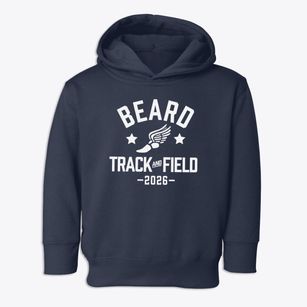 Beard Track and Field Toddler Hoodie