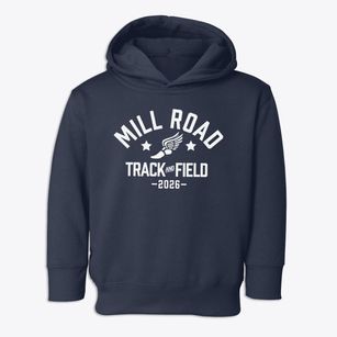 Mill Road Elementary School Track and Field Toddler Hoodie