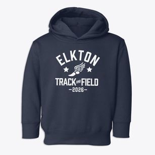 Elkton Elementary School Track and Field Toddler Hoodie