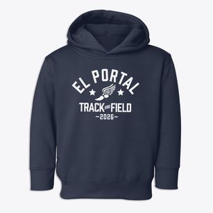 El Portal Elementary School Track and Field Toddler Hoodie