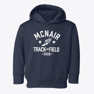 Mcnair Middle School Track and Field Toddler Hoodie