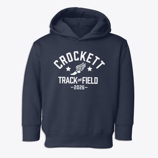 Crockett Junior High School Track and Field Toddler Hoodie