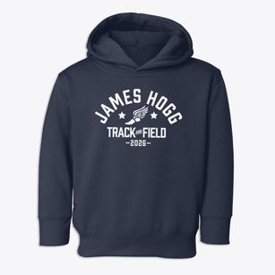 James Hogg Elementary School Track and Field Toddler Hoodie