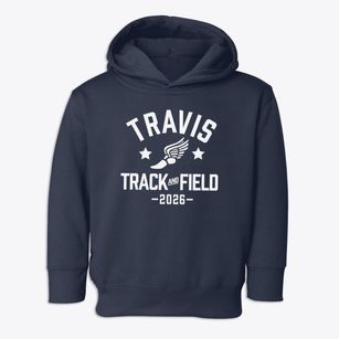 Travis Elementary School Track and Field Toddler Hoodie