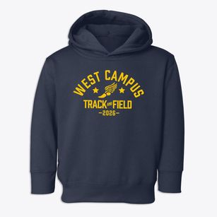 West Campus High School Track and Field Toddler Hoodie