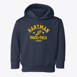 Hartman Middle School Track and Field Toddler Hoodie
