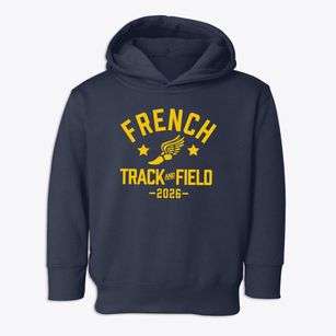 French Elementary School Track and Field Toddler Hoodie