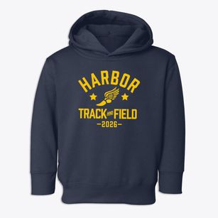 Harbor Montessori School Track and Field Toddler Hoodie