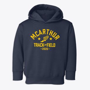 Mcarthur Elementary School Track and Field Toddler Hoodie