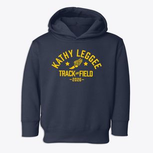 Kathy Leggee Elementary School Track and Field Toddler Hoodie