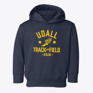 Udall Elementary School Track and Field Toddler Hoodie