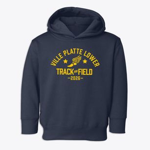 Ville Platte Lower Elementary School Track and Field Toddler Hoodie