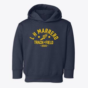 L H Marrero Middle School Track and Field Toddler Hoodie