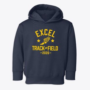 Excel Academy Charter Track and Field Toddler Hoodie