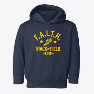 F.a.i.t.h. Homeschool Track and Field Toddler Hoodie