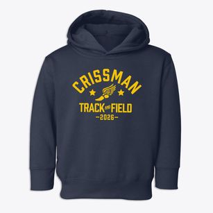 Crissman Elementary School Track and Field Toddler Hoodie