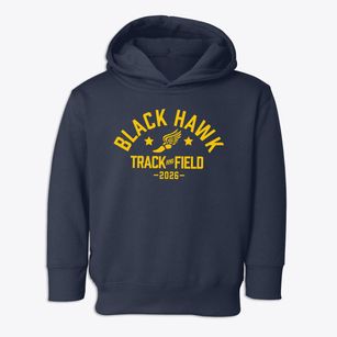 Black Hawk Elementary School Track and Field Toddler Hoodie