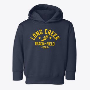 Long Creek Elementary School Track and Field Toddler Hoodie