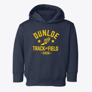 Dunloe Elementary School Track and Field Toddler Hoodie