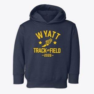 Wyatt Elementary School Track and Field Toddler Hoodie